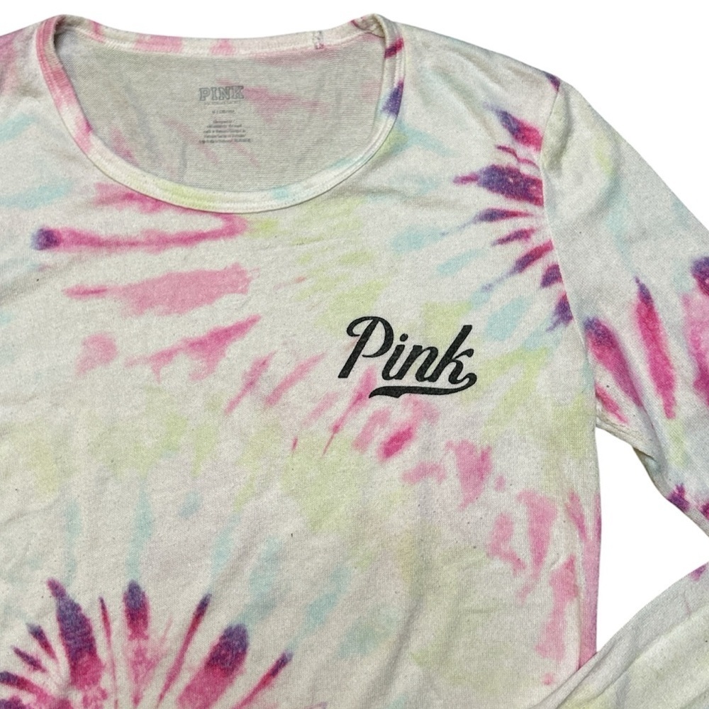 PINK Victoria's Secret Multicolor Tie-Dye Shirt - Picture 2 of 7